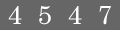 type in code