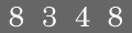 type in code