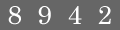 type in code
