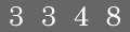 type in code
