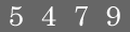 type in code