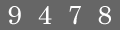type in code