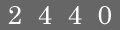 type in code