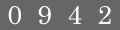 type in code